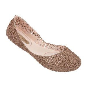 New Beige / Rose Gold Flats